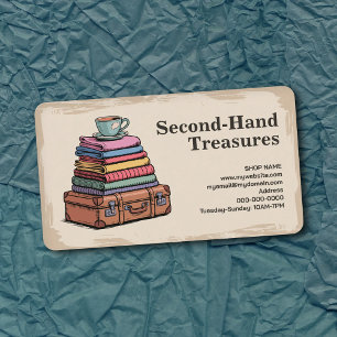 Thrift Store - Vintage-Style Business Card
