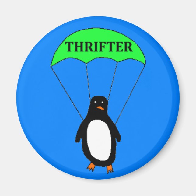 Thrifter Penguin Magnet (Front)