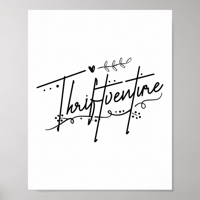 Thriftventure Thrifting Poster (Front)