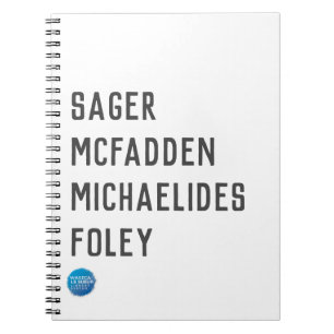 Thriller Authors T-Shirt Notebook