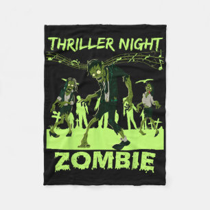Thriller Night Halloween Dancing Zombie Fleece Blanket