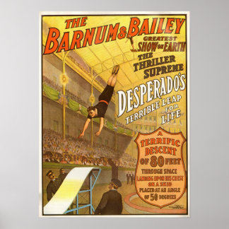 Thriller Supreme Desperado Circus Poster