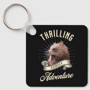 Thrilling Family Adventure Bear Wilderness Key Ring