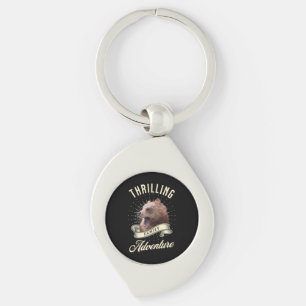 Thrilling Family Adventure Bear Wilderness Key Ring