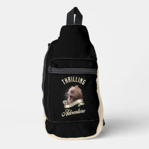 Thrilling Family Adventure Bear Wilderness Sling Bag