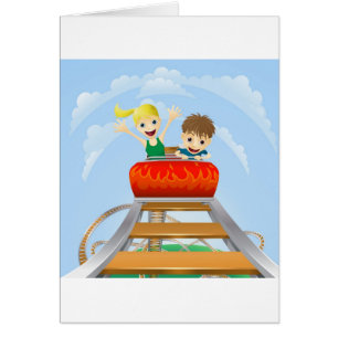 Thrilling roller coaster ride