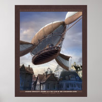 Thrilling Tales: Finnegan's Airship (22x28")