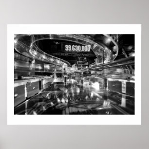 Thrills in 3D pinball poster