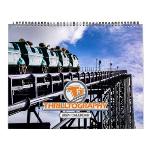 Thrilltography Roller Coaster Calendar 2024 (LG)