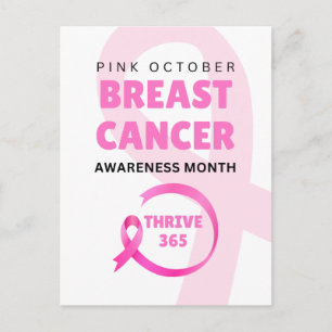 Thrive 365 Breast Cancer Awareness Month 2024 Postcard