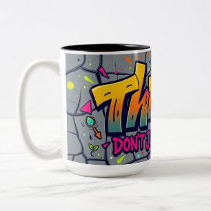 Thrive, Don’t Just Survive - Motivation Two-Tone Coffee Mug