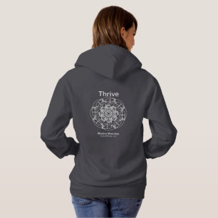 Thrive Mantra Mandala Sweatshirt Hoodie