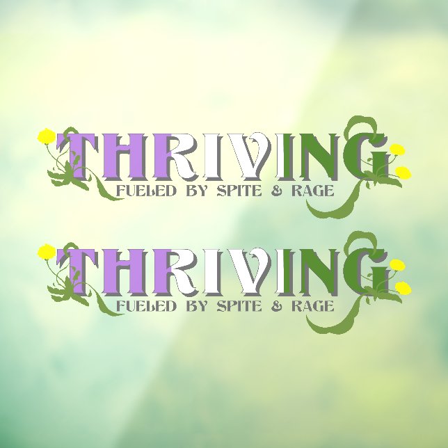 Thriving Genderqueer Pride (Sheet 3)