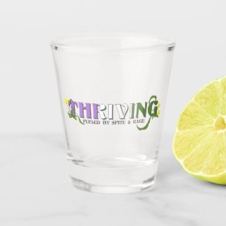 Thriving Genderqueer Pride Shot Glass