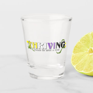 Thriving Non-binary Pride Shot Glass