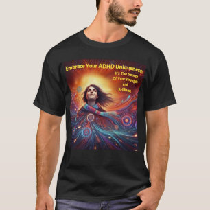 Thriving With ADHD*Embrace Your ADHD Uniqueness" T-Shirt