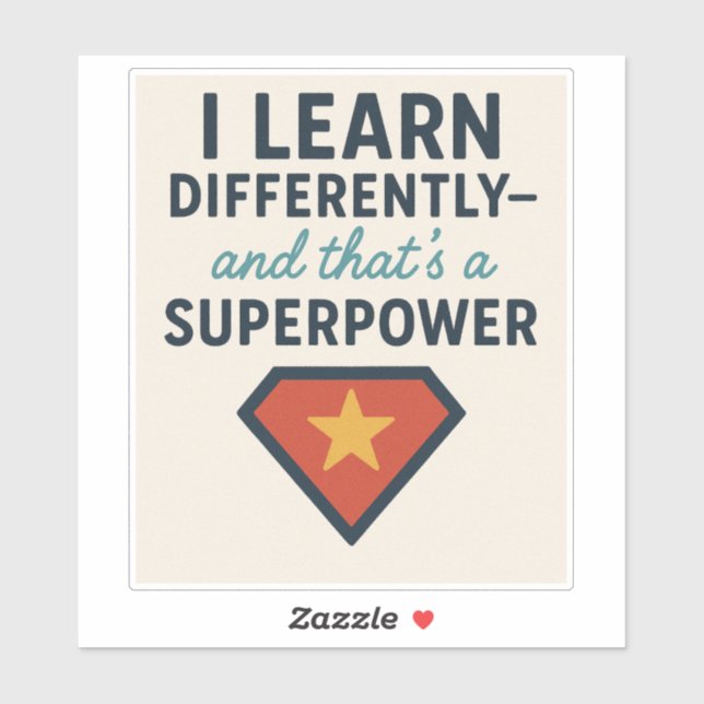 Thriving With ADHD*  I Learn Differently (Sheet)