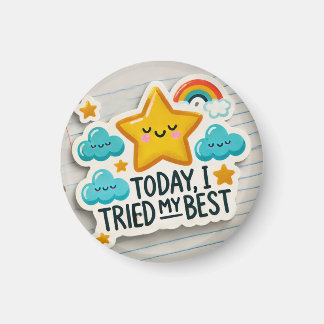  Thriving With ADHD* Today I Tried My Best Magnet