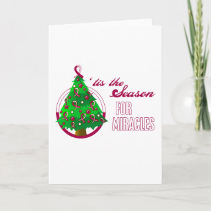 Throat Cancer Christmas Miracles Holiday Card