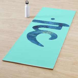 Throat Chakra Healing Yoga Mat
