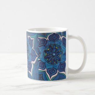 Throat Chakra Lotus Flower Coffee Mug