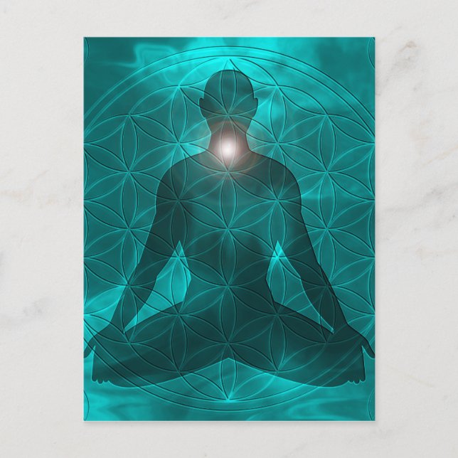 Throat Chakra Vishuddha Postcard (Front)