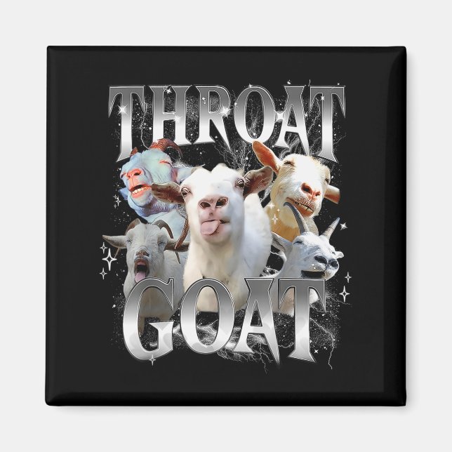 Throat Goat Funny Offensive Adult Humor Bootleg  Magnet (Front)