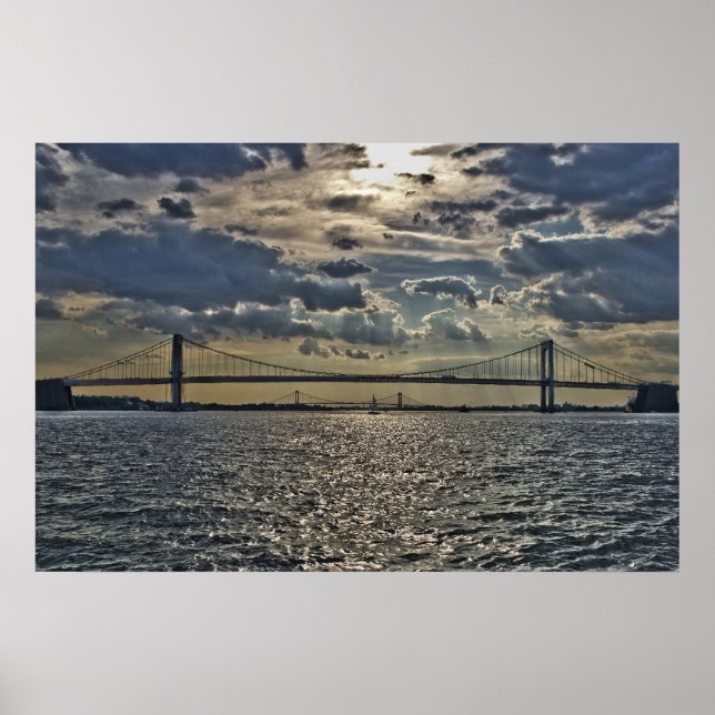 Throgs Neck & Whitestone Bridges Poster (Front)
