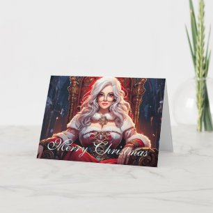 Throne Diva – Santa's Hottest Sister Card
