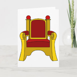 Throne Greeting Cards