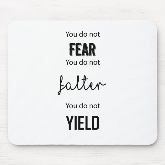 Throne of Glass Aelin Mouse Pad (Front)