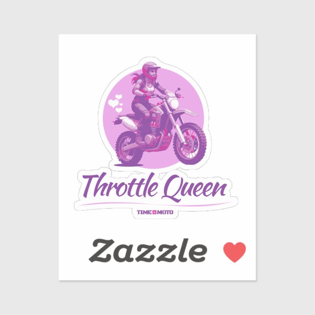  Throttle Queen Sticker (Sheet)