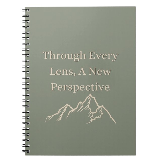 Through Every Lens, A New Perspective | Photograph Notebook (Front)