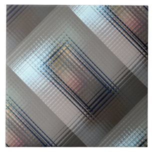 Through glass doors ceramic tile