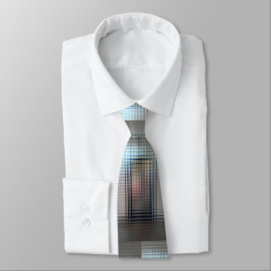 Through glass doors tie