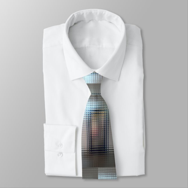 Through glass doors tie (Tied)
