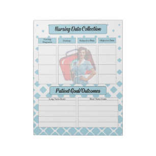 Through Nursing School  Nursing Data Collection Notepad
