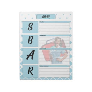 Through Nursing School_ SBAR Template Notepad