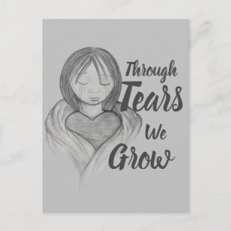Through Tears we Grow Postcard