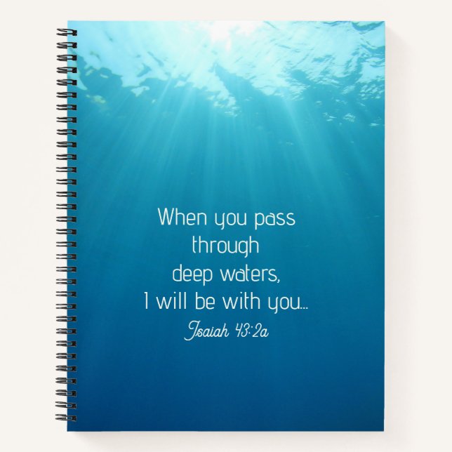Through the Deep Waters Prayer Journal (Front)