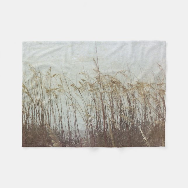 Through the Dunes II Fleece Blanket (Front (Horizontal))
