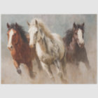 Through the Dust Galloping Horses Decoupage