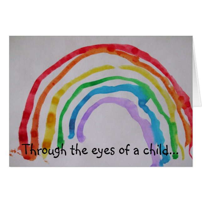 Through the eyes of a child... (Front Horizontal)