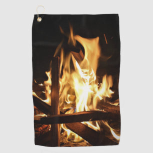 Through the Flames Golf Towel