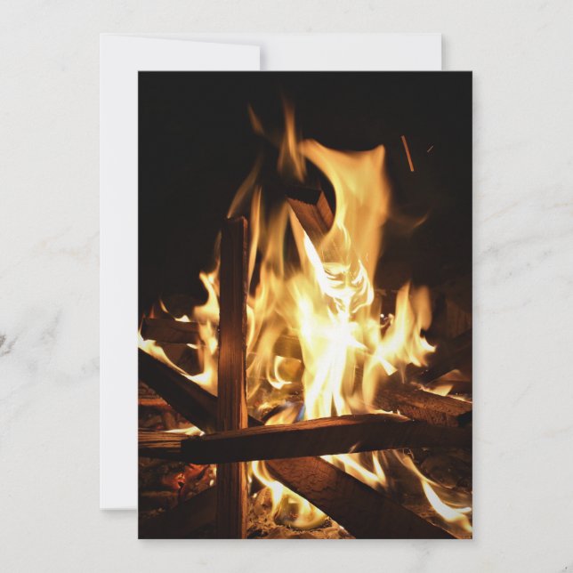 Through the Flames Invitation (Front)
