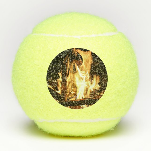 Through the Flames Tennis Balls (Front)