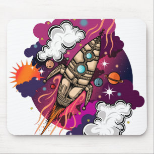 Through The Galaxy Mouse Pad