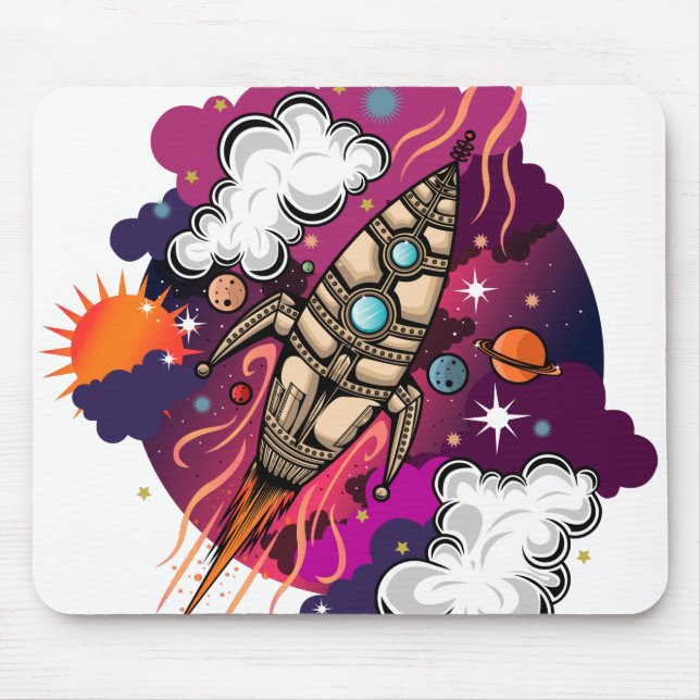 Through The Galaxy Mouse Pad (Front)