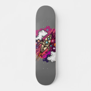 Through The Galaxy Skateboard