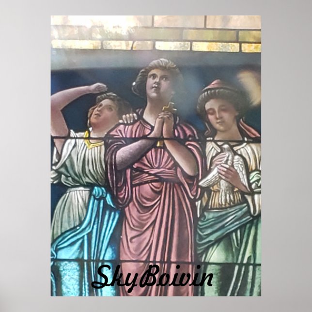 through the glass poster (Front)